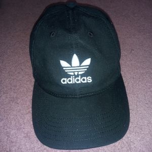 Adidas black adjustable baseball cap